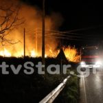 Φωτιά στον Ορχομενό. Κινδύνεψαν σπίτια