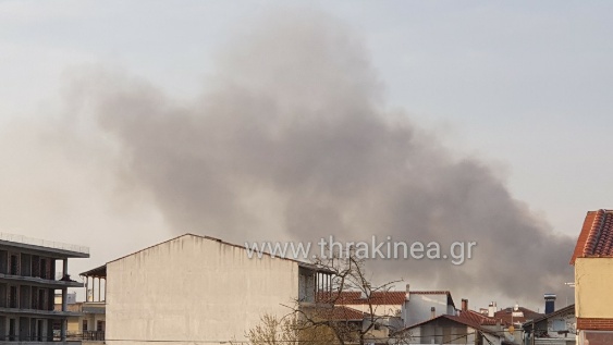 Πυρκαγιά στα περίχωρα της Ορεστιάδας