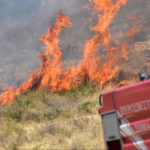 Σύλληψη για πυρκαγιά σε ξηρά χόρτα εντός οικοπεδικού χώρου στη Μαγνησία