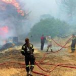 Πυρκαγιά σε δασική έκταση σε εξέλιξη στα Κρέστενα Ηλείας