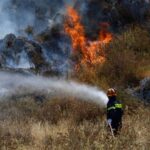 Πυρκαγιά κοντά στον Ηλεκτροπαραγωγικό Σταθμό Βασιλικού