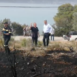 Πυρκαγιά από κολώνα της ΔΕΗ στο Θυνί Ερμιονίδας