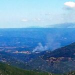 Σε εξέλιξη αγροτοδασική πυρκαγιά στη περιοχή Μπαλέικα Ανδρίτσαινας