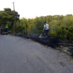 Έσβησε η πυρκαγιά, που ανησύχησε, στον Άγ.Στέφανο