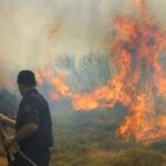 Πυρκαγιά στον Άγιος Σώστης Μεσσηνίας