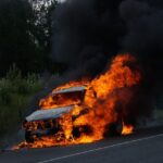 Πυρκαγιά σε Ι.Χ όχημα στο 112 χλμ Αθηνών - Τριπόλεως