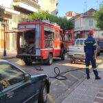 Αναστάτωση από φωτιά σε καφετέρια στο κέντρο του Αγρινίου