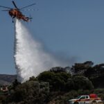 Πυρκαγιά σε δασική έκταση στην περιοχή της Θίσβης Βοιωτίας