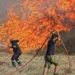 Πυρκαγιά σε αγροτοδασική έκταση στο Λουτράκι Κορινθίας