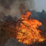 Πυρκαγιά στους Μαγουλάδες Κέρκυρας