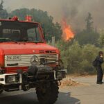 Ναύπλιο: Πυρκαγιά στο δρόμο Μυκηνών – Ναυπλίου