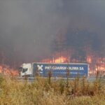 Ανεξέλεγκτη φωτιά στα σύνορα Βουλγαρίας - Τουρκίας