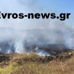 Διδυμότειχο: Πυρκαγιά κοντά στο χωριό Λάδη