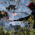 Χαλκιδική: Πυρκαγιά σε δασική έκταση στο Πευκοχώρι κοντά σε σπίτια