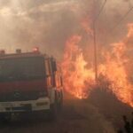 Τωρα:Πυρκαγιά σε δασική έκταση στον Λαγκαδα