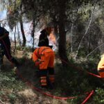 Πυρκαγιά στον Πολιχνίτο Μυτιλήνης