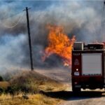 Πυρκαγιά σε εξέλιξη στην Κερατέα Αττικης