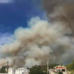 Πυρκαγιά σε δασική έκταση στο Ασκληπιείο Ρόδου