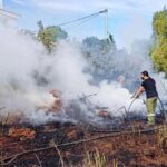 Αρτέμιδα: Έβαλε φωτιά για να κάψει ξερά χόρτα και του ξέφυγε!