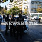 Τροχαίο στη Βασιλίσσης Σοφίας - Ι.Χ. συγκρούστηκε με μηχανή της ΕΛ.ΑΣ, δύο τραυματίες