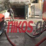 Πυρκαγιά σε αποθήκη στη Μεταμόρφωση - ΦΩΤΟ