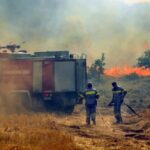 Καλλιθέα Ηλείας: Κινητοποίηση για πυρκαγιά σε αγροτοδασική έκταση