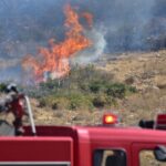 Πυρκαγιά σε αγροτική περιοχή στην Προσύμνη Αργολίδας