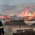 Πυρκαγιά σε αποθηκευτικό χώρο στο Καλοχώρι Θεσσαλονίκης