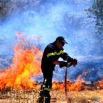 Πυρκαγιά εν υπαίθρω στην Πάτρα