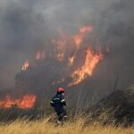 Πυρκαγιά στον Δήμο Πολυδάμαντας στην Θεσσαλία