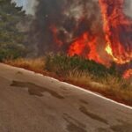 Πυρκαγιά ΤΩΡΑ στην περιοχή της Λευκίμμης στην Κέρκυρα