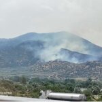 Πυρκαγιά σε χορτολιβαδική έκταση στην περιοχή Πουρνάρι Λάρισας