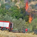 Πυρκαγιά σε γεωργική έκταση στην περιοχή Μαχαιράδο Ζακύνθου