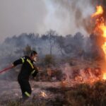 Πυρκαγιά εν υπαίθρω στο Χιλιομόδι Κορινθίας