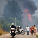 Νεα πυρκαγιά ΤΩΡΑ στην περιοχή Ροδοδάφνη Αιγίου