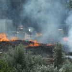 Μύκονος - Πυρκαγιά στον Καλαφάτη σε χορτολιβαδική έκταση (Βίντεο)