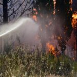 Σε ύφεση η πυρκαγιά στην περιοχή Δροσιά της Αχαΐας