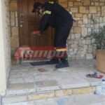 Πυρκαγιά στην Αχαΐα: Συγκινητική κίνηση πυροσβέστη – Δίνει νερό σε σκυλάκι που κάηκε το σπίτι του