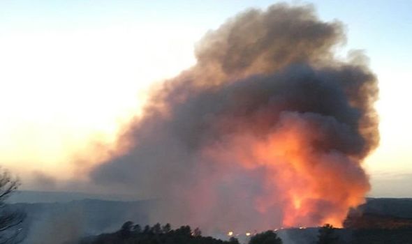 Πυρκαγιά στις ακτές της Καταλονίας - Στάχτη πάνω απο 4.000 στρέμματα φυσικού πάρκου