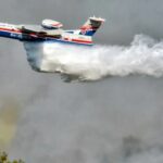 Λαβώθηκε” το ρωσικό θηρίο Beriev – Έχασε τον κινητήρα του πάνω από τις φλόγες στην Εύβοια