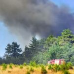 Φωτογραφικό υλικό από την πυρκαγιά στην Κομοτηνή