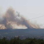 Μεγάλη πυρκαγιά ΤΩΡΑ σε δασική έκταση στην περιοχή Βασιλίτσι Μεσσηνίας