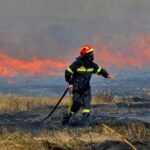 Πυρκαγιά σε υπολείμματα καλλιεργειών στην περιοχή Νεοχωράκι Θηβών