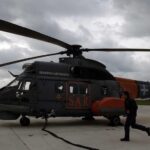 Κακοκαιρία: Super Puma σπεύδει στην Κέρκυρα για απεγκλωβισμό πολιτών