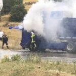 Πυρκαγιά σε φορτηγό στο Δροσερό Ξάνθης