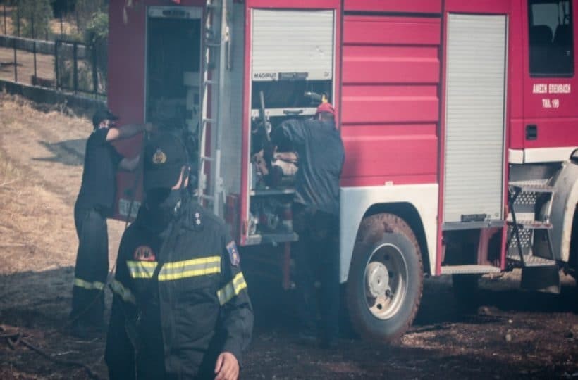 Πυρκαγιά σε αγροτική καλύβα στην περιοχή Δημητριάς Αλμυρού