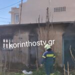 Πυρκαγιά σε κατοικία στο Κέντρο της Κορίνθου (Βίντεο)