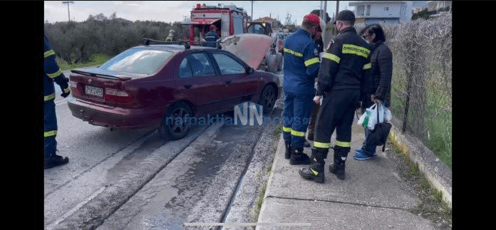 Πυρκαγιά σε Ι.Χ αυτοκίνητο στην Παλαιοπαναγιά Ναυπάκτου