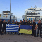 Η Φωτογραφία της Ημέρας - Οι Ουκρανοί πυροσβέστες στην Β.Εύβοια