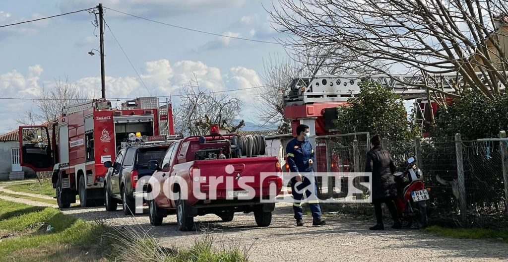 Πυρκαγιά σε σπίτι στο Σκουροχώρι Ηλείας